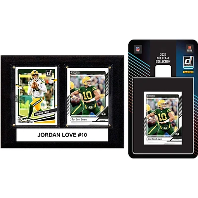 Green Bay Packers 6" x 8" Player Plaque & 2024 Team Trading Card Set