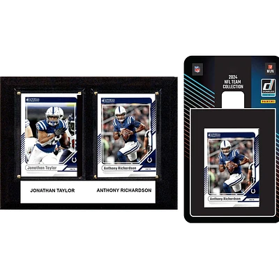 Indianapolis Colts 6" x 8" Player Plaque & 2024 Team Trading Card Set