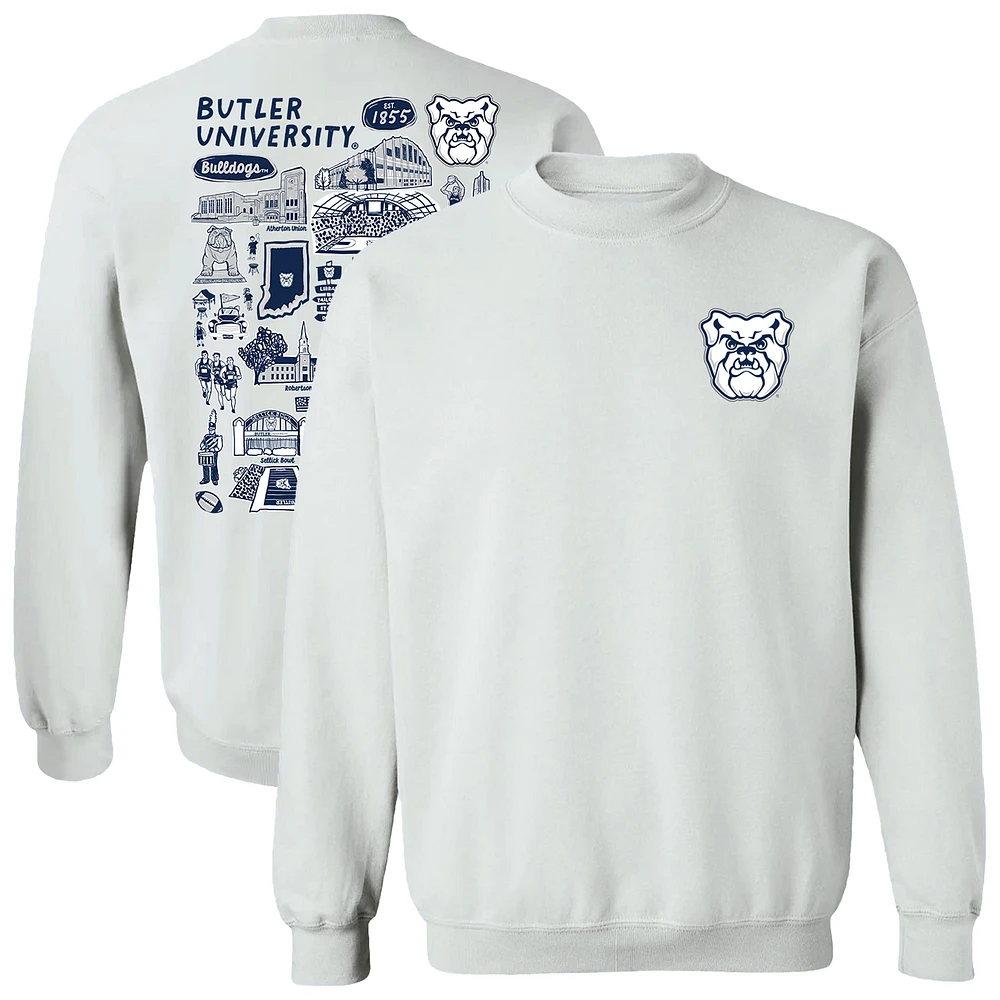 Women's Vive La Fete Butler Bulldogs Impressions Artwork Pullover Sweatshirt