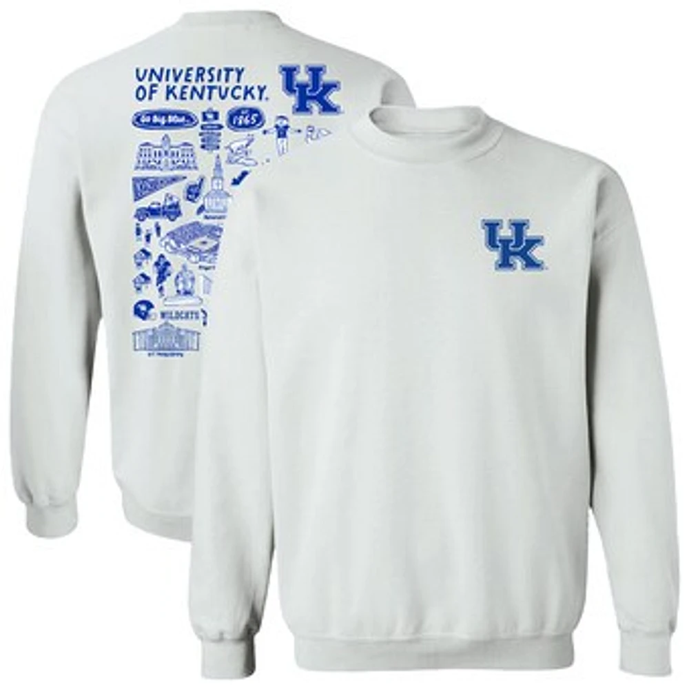 Women's Vive La Fete Kentucky Wildcats Impressions Artwork Pullover Sweatshirt