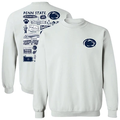 Women's Vive La Fete Penn State Nittany Lions Impressions Artwork Pullover Sweatshirt