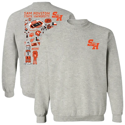 Women's Vive La Fete Sam Houston State Bearkats Impressions Artwork Pullover Sweatshirt