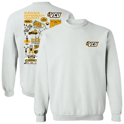 Women's Vive La Fete VCU Rams Impressions Artwork Pullover Sweatshirt