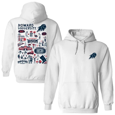 Women's Vive La Fete Howard Bison Impressions Artwork Pullover Hoodie