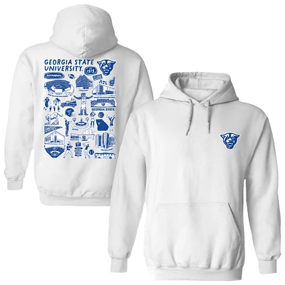 Women's Vive La Fete Georgia State Panthers Impressions Artwork Pullover Hoodie