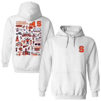 Women's Vive La Fete Syracuse Orange Impressions Artwork Pullover Hoodie