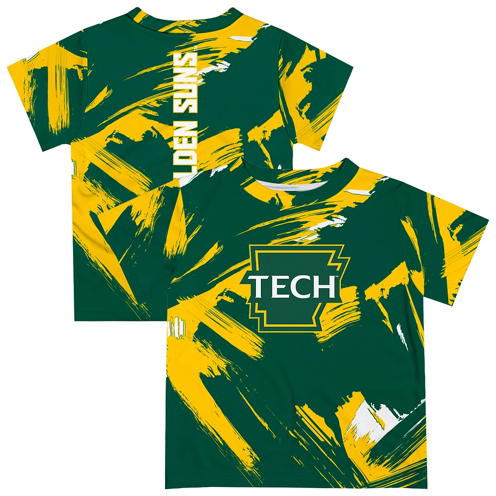 Newborn & Infant Vive La Fete Green Arkansas Tech Paint Brush T-Shirt
