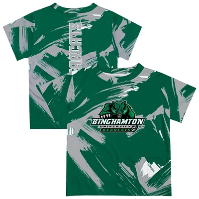 Newborn & Infant Vive La Fete Green Binghamton Bearcats Paint Brush T-Shirt
