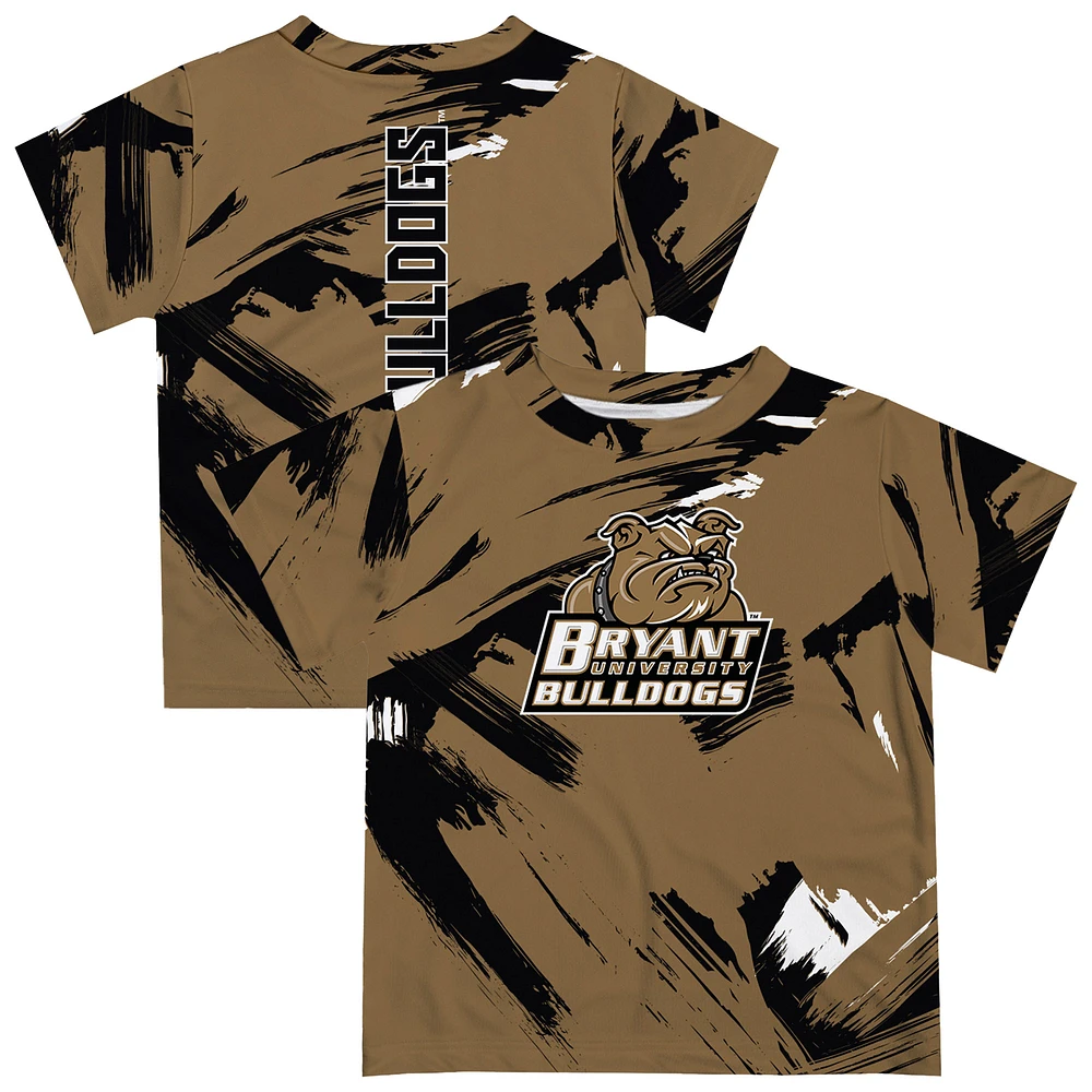 Newborn & Infant Vive La Fete Gold Bryant Bulldogs Paint Brush T-Shirt