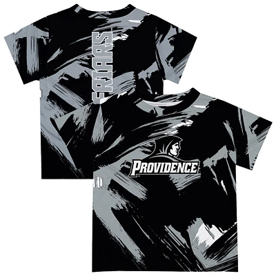 Newborn & Infant Vive La Fete Black Providence Friars Paint Brush T-Shirt
