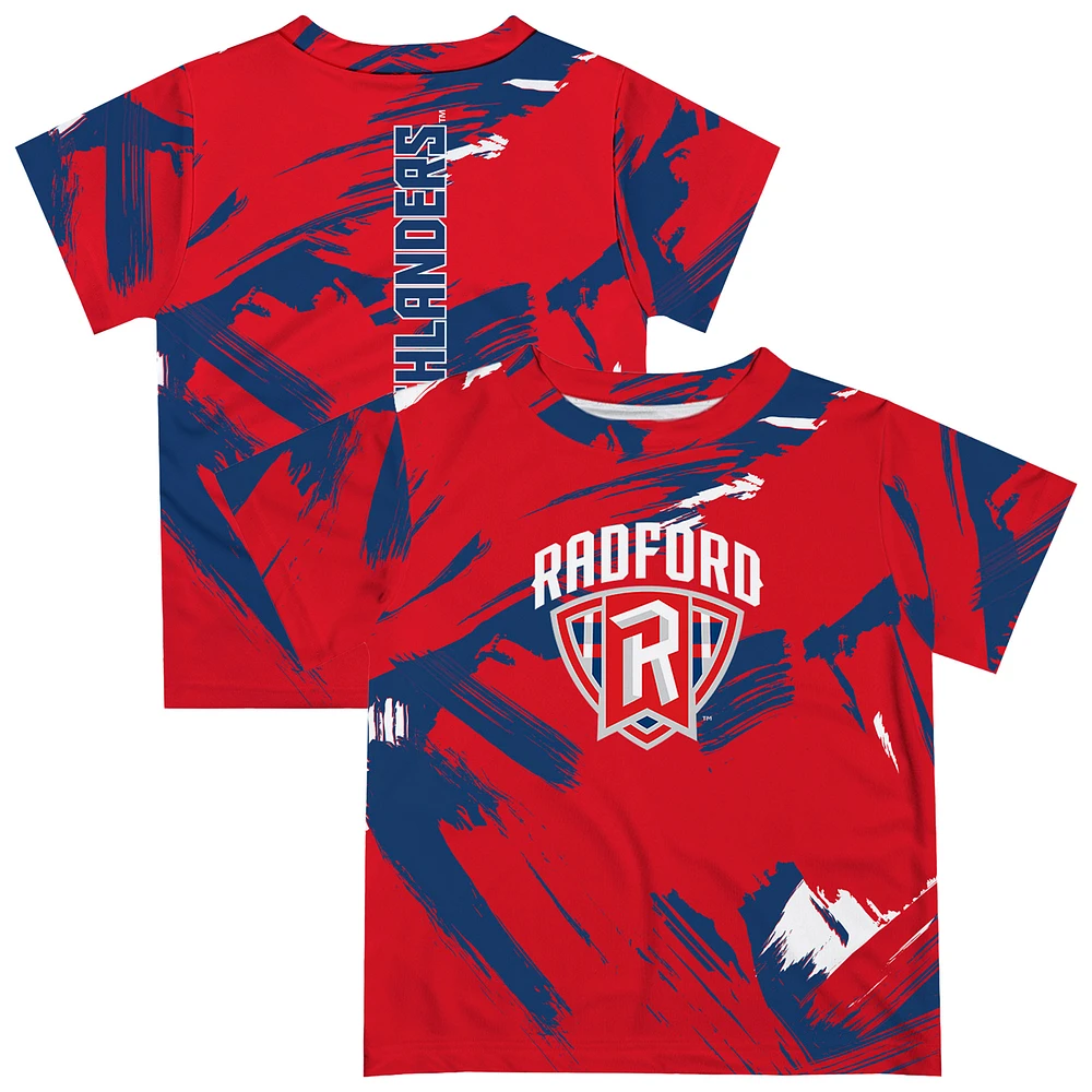 Newborn & Infant Vive La Fete Red Radford Highlanders Paint Brush T-Shirt