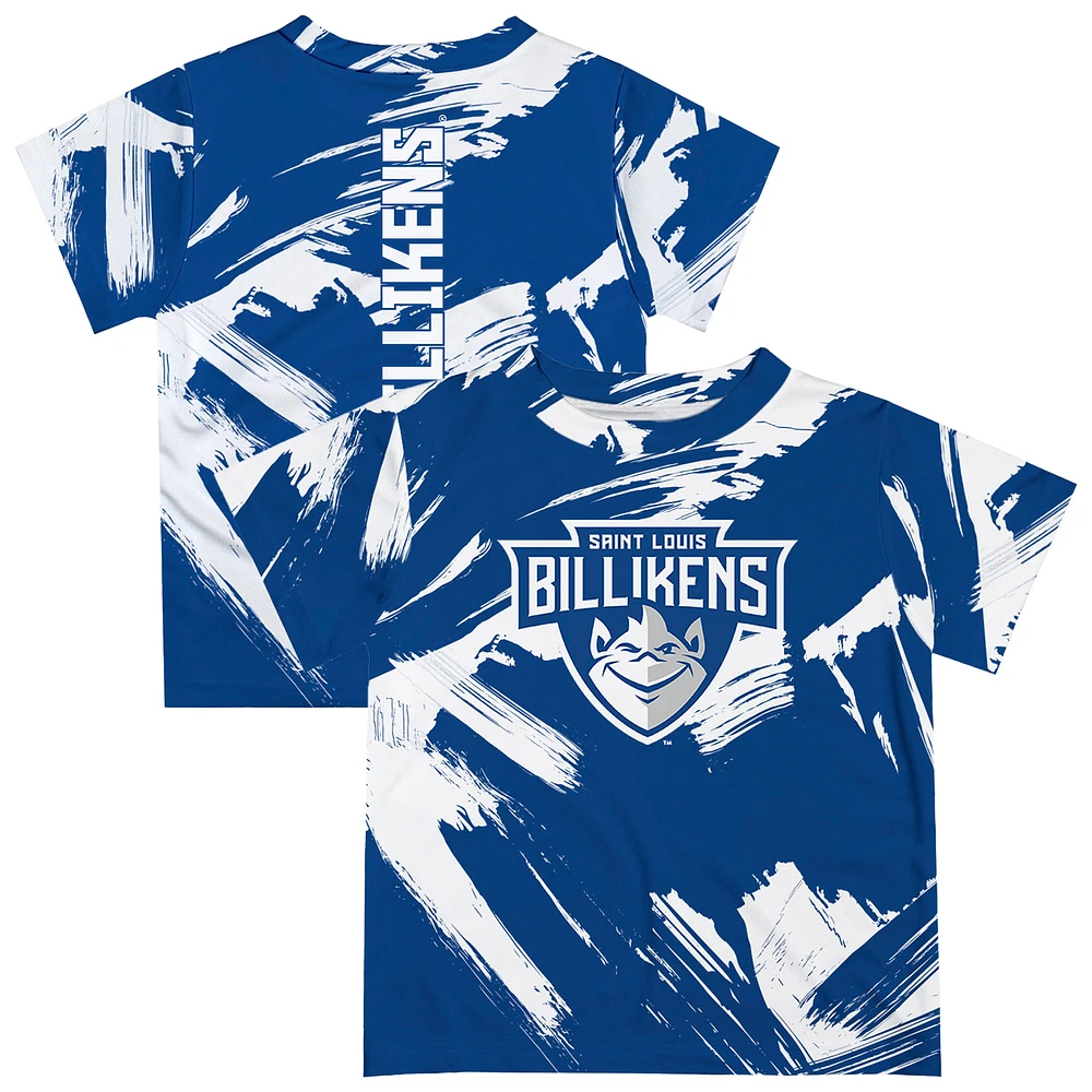 Newborn & Infant Vive La Fete Blue Saint Louis Billikens Paint Brush T-Shirt