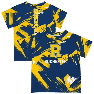 Newborn & Infant Vive La Fete Blue Rochester Yellow Jackets Paint Brush T-Shirt