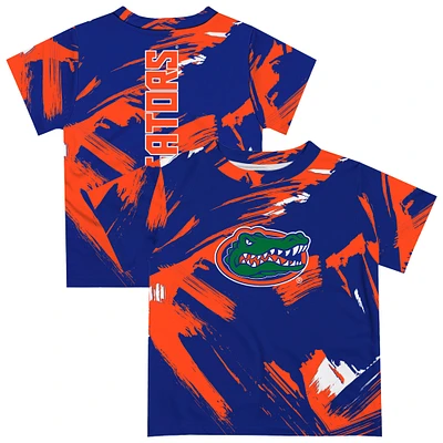 Newborn & Infant Vive La Fete  Royal Florida Gators Paint Brush T-Shirt