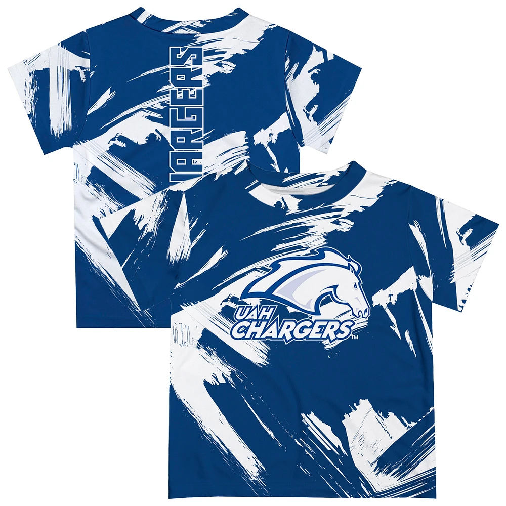 Toddler Vive La Fete Blue UAH Chargers Paint Brush T-Shirt