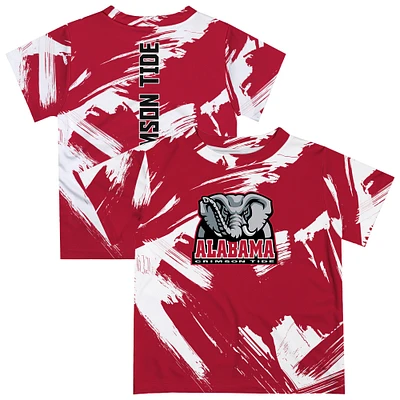Toddler Vive La Fete Crimson Alabama Tide Paint Brush T-Shirt