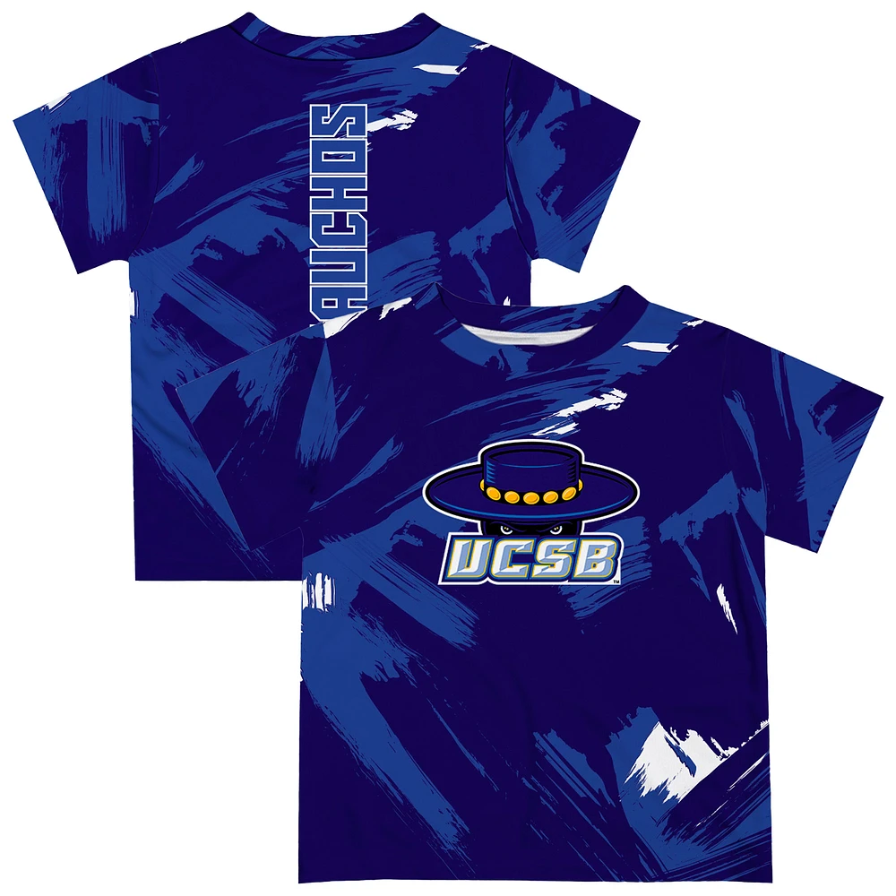 Toddler Vive La Fete Navy UC Santa Barbara Gauchos Paint Brush T-Shirt