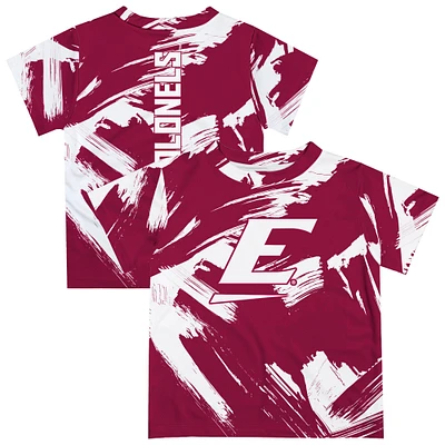 Toddler Vive La Fete Maroon Eastern Kentucky Colonels Paint Brush T-Shirt
