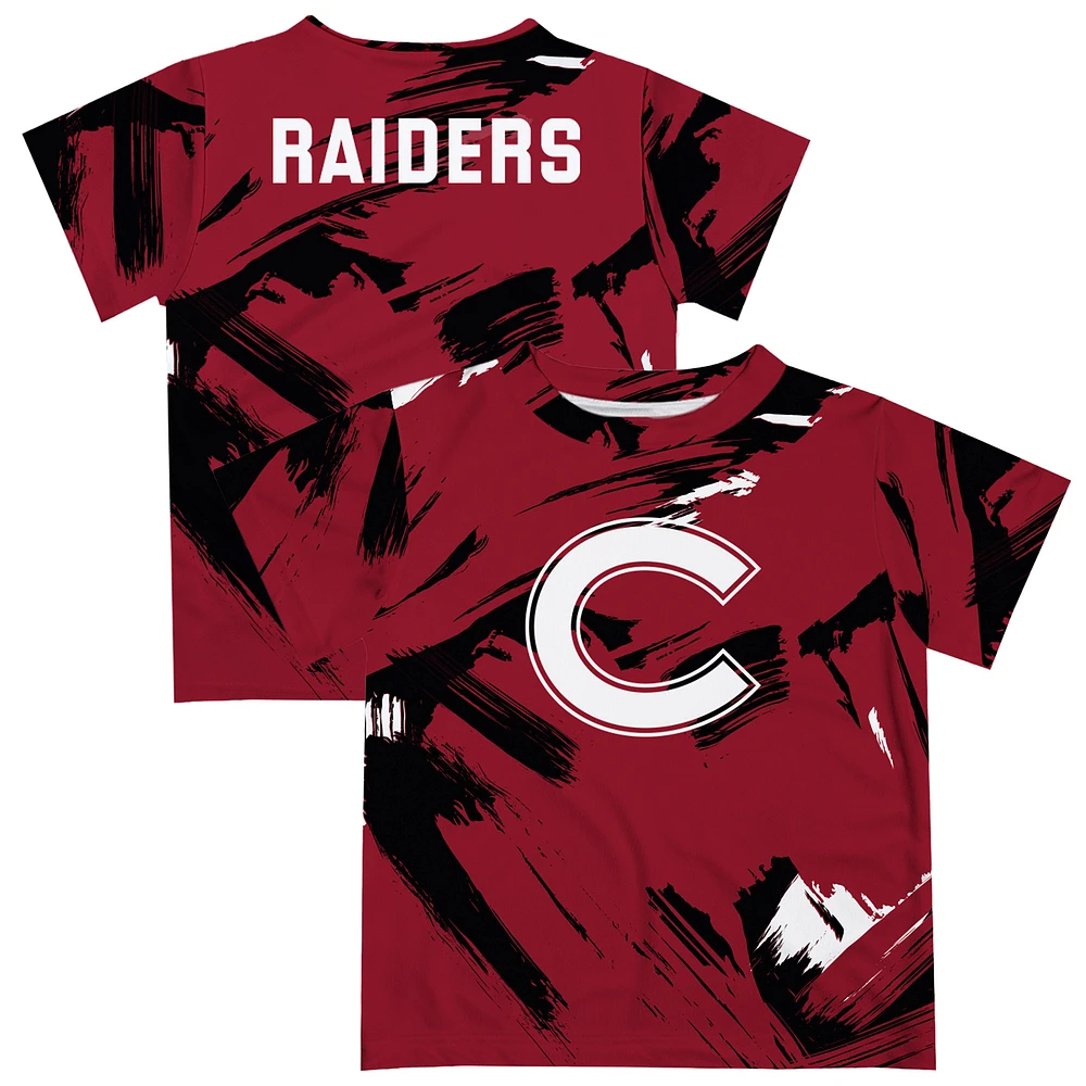 Toddler Vive La Fete Maroon Colgate Raiders Paint Brush T-Shirt