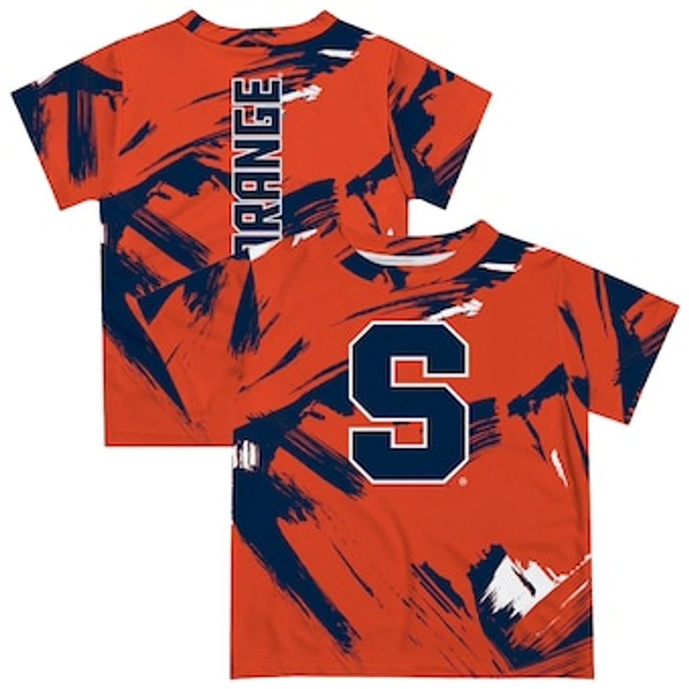 Toddler Vive La Fete Orange Syracuse Paint Brush T-Shirt