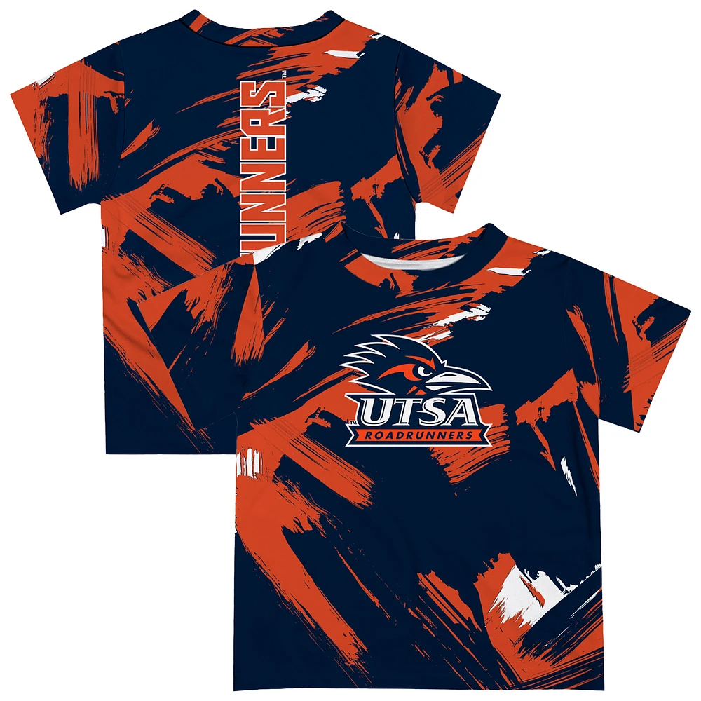 Toddler Vive La Fete Navy UTSA Roadrunners Paint Brush T-Shirt