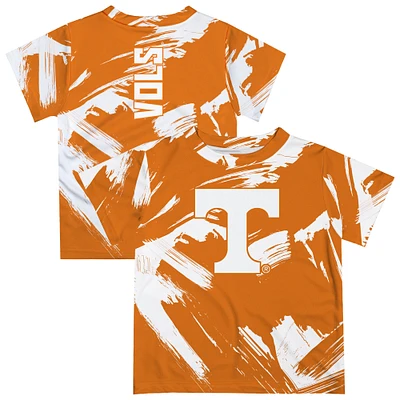 Toddler Vive La Fete Tennessee Orange Volunteers Paint Brush T-Shirt