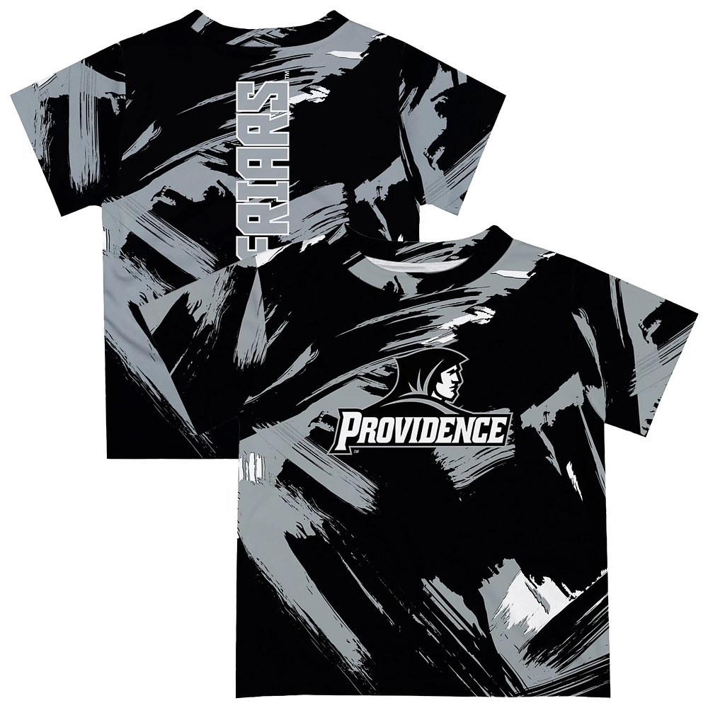 Toddler Vive La Fete Black Providence Friars Paint Brush T-Shirt