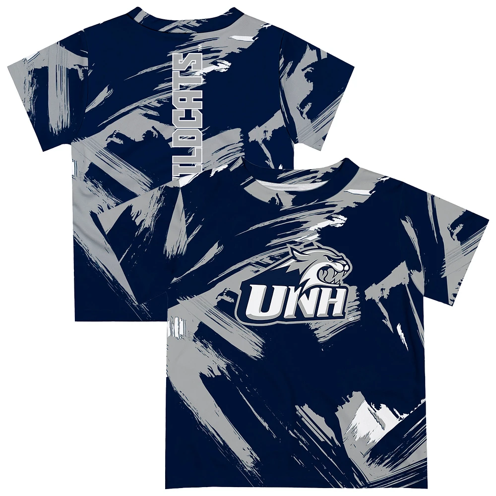 Toddler Vive La Fete Navy New Hampshire Wildcats Paint Brush T-Shirt