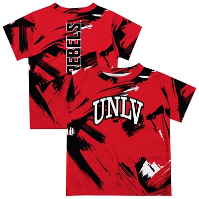 Toddler Vive La Fete Red UNLV Rebels Paint Brush T-Shirt