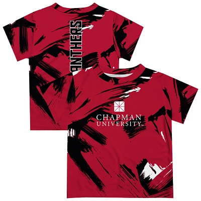 Youth Vive La Fete Red Chapman Panthers Paint Brush T-Shirt