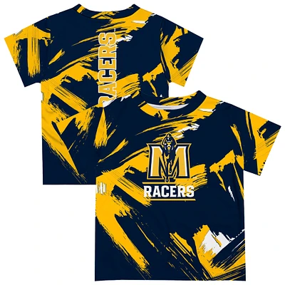Youth Vive La Fete Navy Murray St. Racers Paint Brush T-Shirt