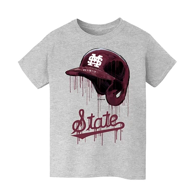 Youth Vive La Fete Gray Mississippi State Bulldogs T-Shirt