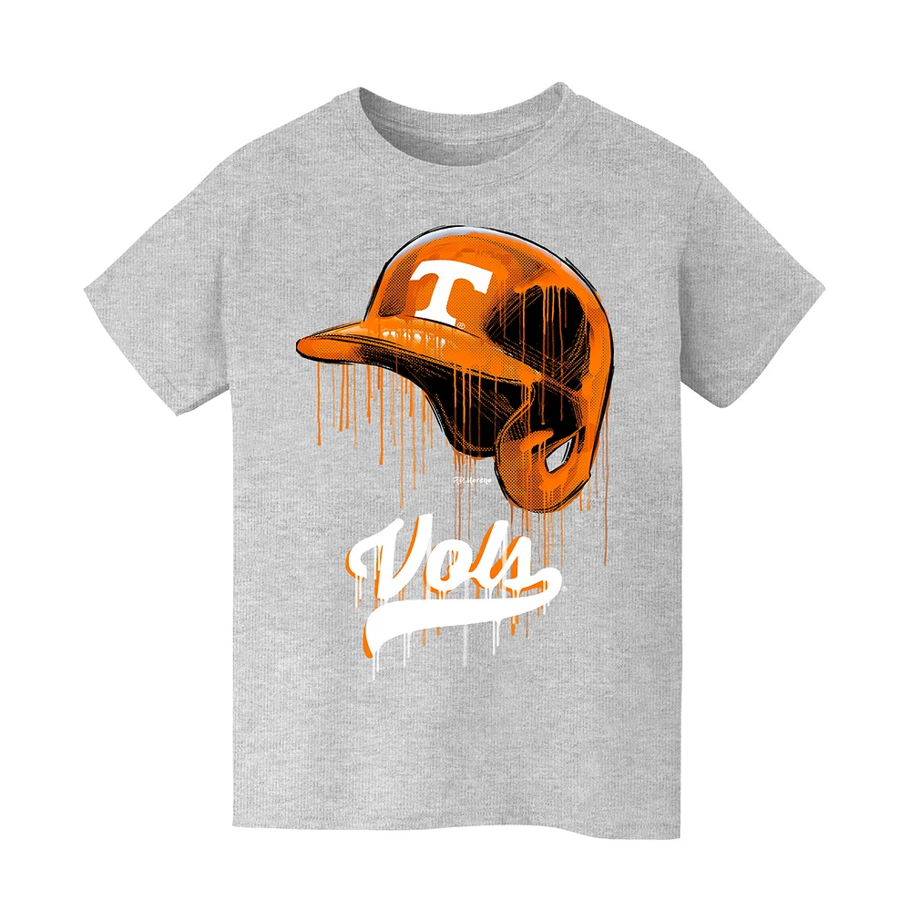 Youth Vive La Fete Gray Tennessee Volunteers T-Shirt