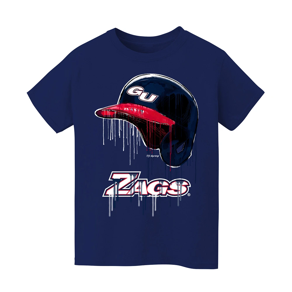 Youth Vive La Fete Navy Gonzaga Bulldogs T-Shirt
