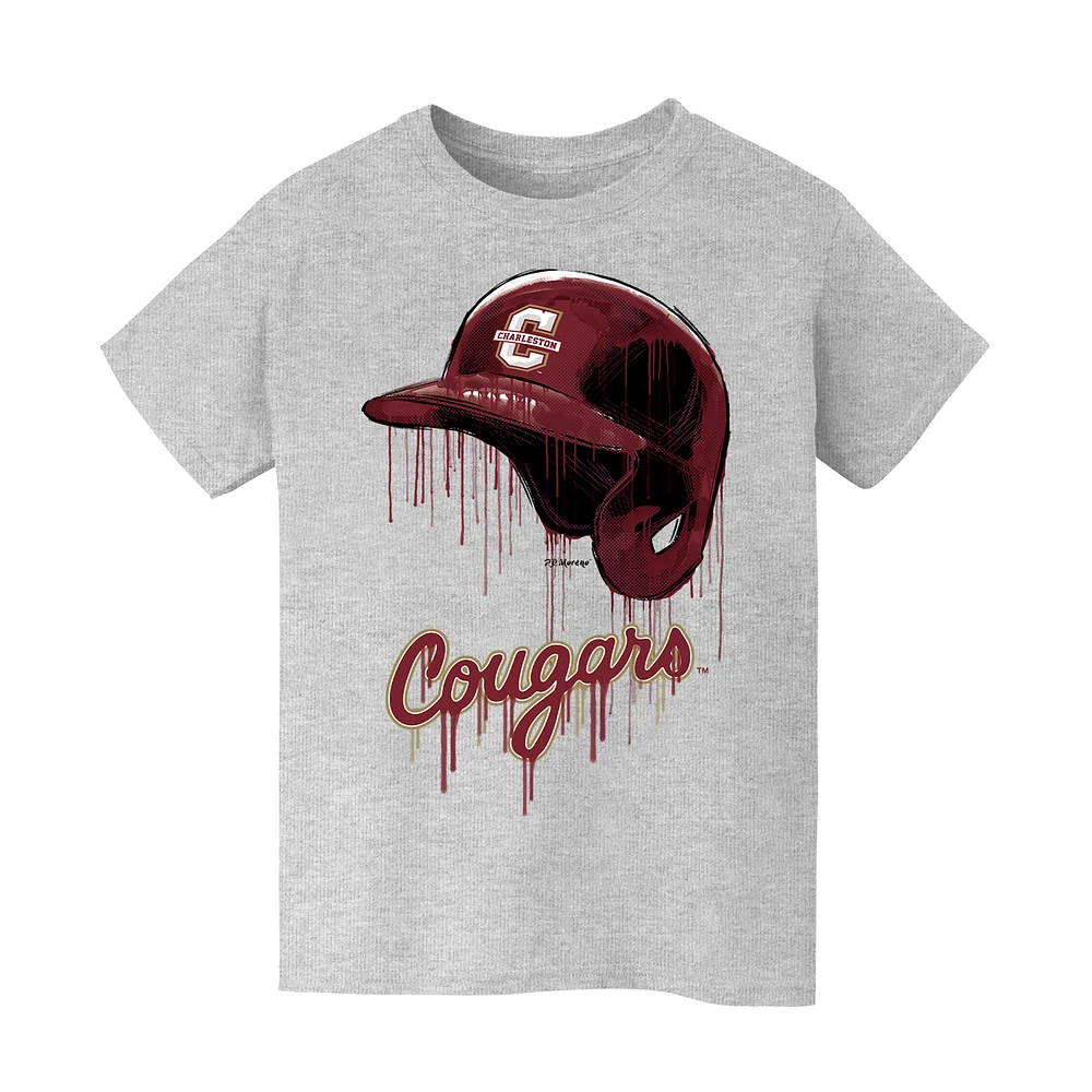 Youth Vive La Fete Gray Charleston Cougars T-Shirt