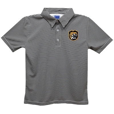 Toddler Vive La Fete Black Colorado College Tigers Pencil Stripe Polo