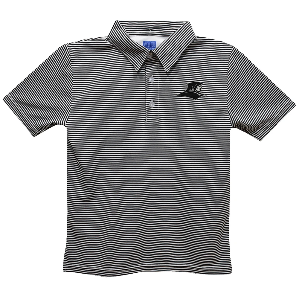 Toddler Vive La Fete Black Providence Friars Pencil Stripe Polo