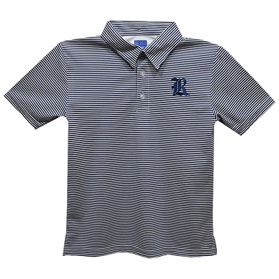 Toddler Vive La Fete Navy Rice Owls Pencil Stripe Polo