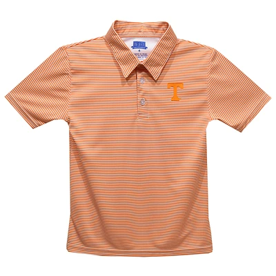 Toddler Vive La Fete Tennessee Orange Volunteers Pencil Stripe Polo