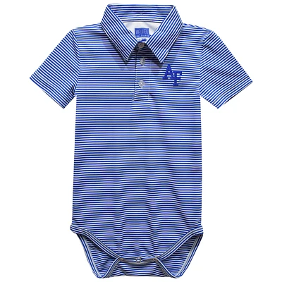 Infant Vive La Fete Royal Air Force Falcons Polo Pencil Stripe Bodysuit