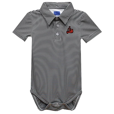 Infant Vive La Fete Cal State Northridge Matadors Polo Pencil Stripe Bodysuit