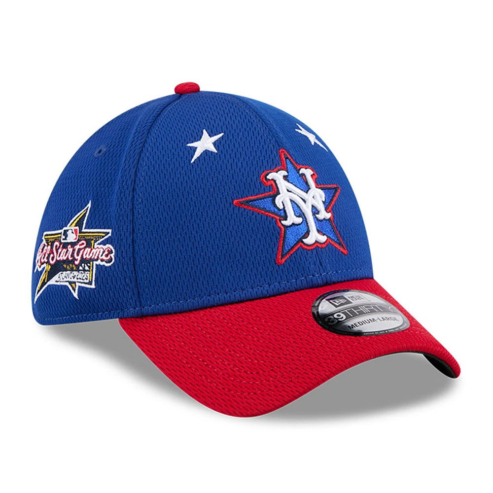 Men's New Era Blue/Red New York Mets 2025 MLB All-Star Game Workout 39THIRTY Flex Hat