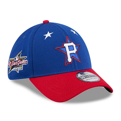 Men's New Era Blue/Red Pittsburgh Pirates 2025 MLB All-Star Game Workout 39THIRTY Flex Hat