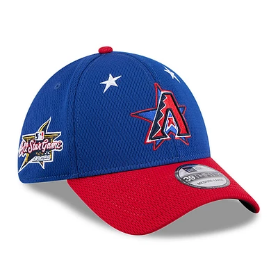Men's New Era Blue/Red Arizona Diamondbacks 2025 MLB All-Star Game Workout 39THIRTY Flex Hat