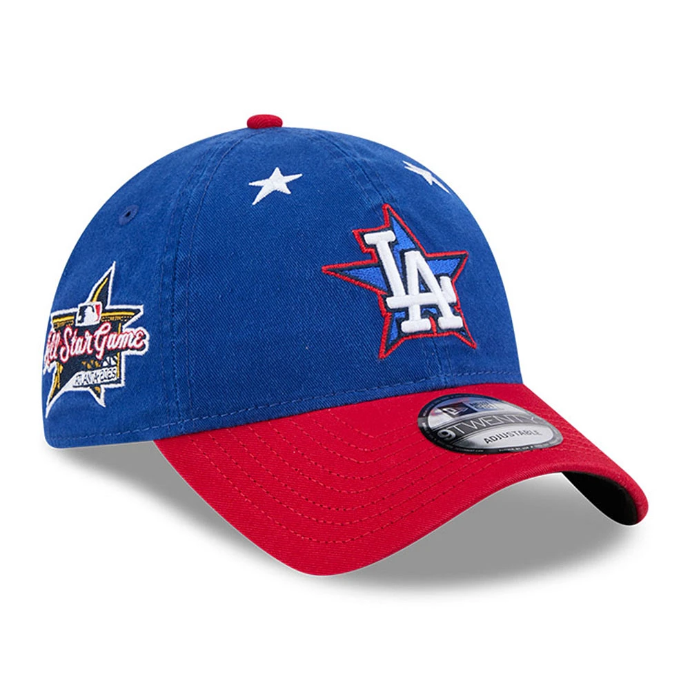 Men's New Era Blue/Red Los Angeles Dodgers 2025 MLB All-Star Game Workout 9TWENTY Adjustable Hat
