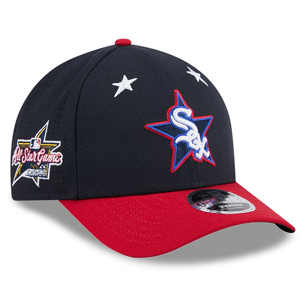 Men's New Era Navy/Red Chicago White Sox 2025 MLB All-Star Game Workout 9FORTY M-Crown Adjustable Hat