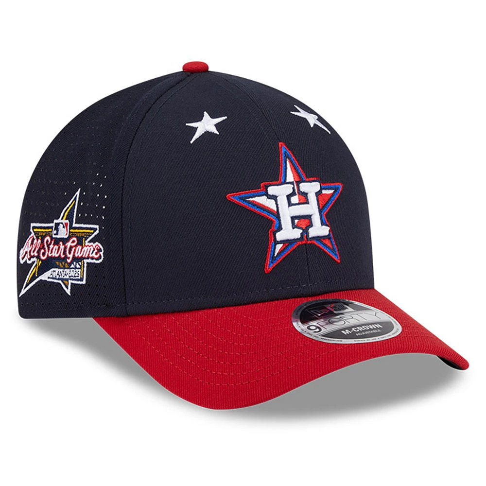 Men's New Era Navy/Red Houston Astros 2025 MLB All-Star Game Workout 9FORTY M-Crown Adjustable Hat