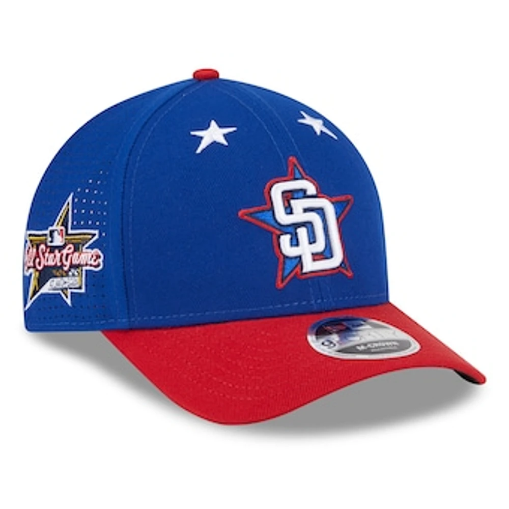 Men's New Era Blue/Red San Diego Padres 2025 MLB All-Star Game Workout 9FORTY M-Crown Adjustable Hat