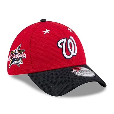 Men's New Era Red/Navy Washington Nationals 2025 MLB All-Star Game 39THIRTY Flex Hat