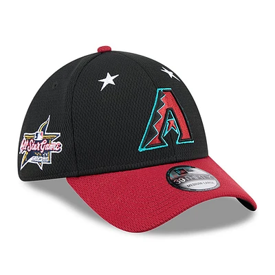 Men's New Era Black/Red Arizona Diamondbacks 2025 MLB All-Star Game 39THIRTY Flex Hat